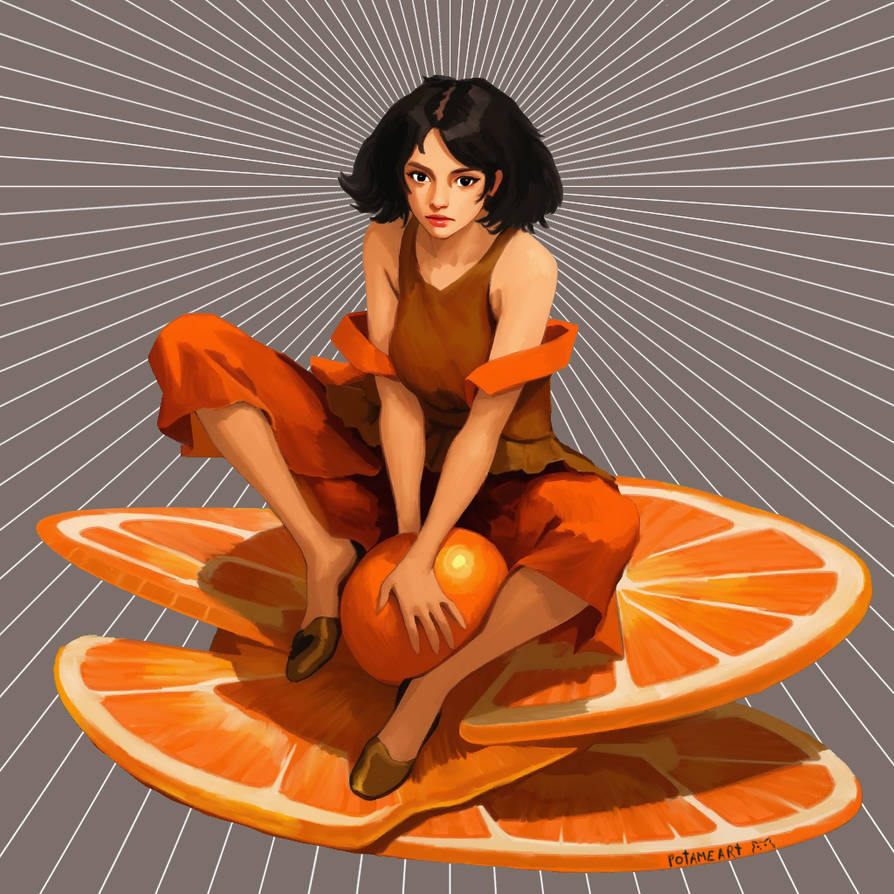 Orange Deviantart orange by PotameArt on DeviantArt