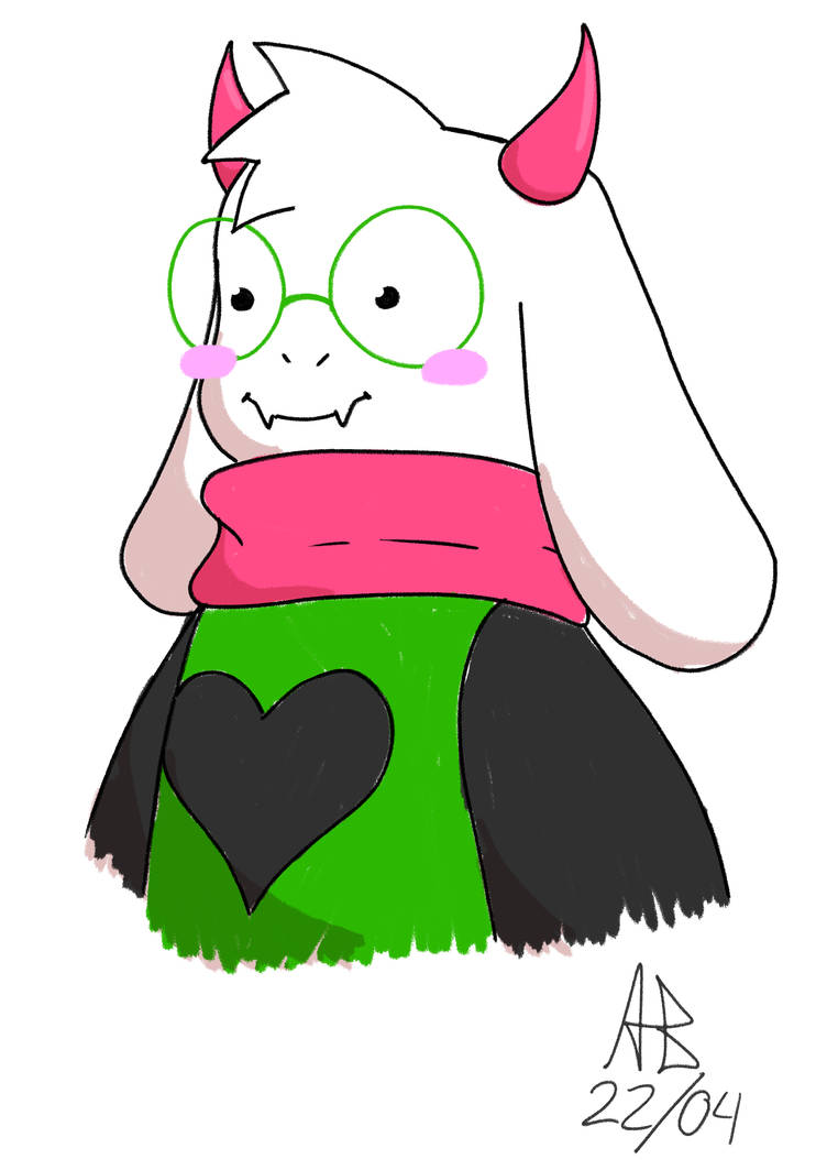 Ralsei Doodle by ThirstyForCoffee on DeviantArt
