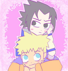 Two Ninja Boys in Spring