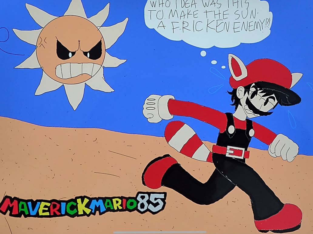 Da Sun Mario That Damn Sun from Super Mario Bros 3 by MaverickMario90 on DeviantArt