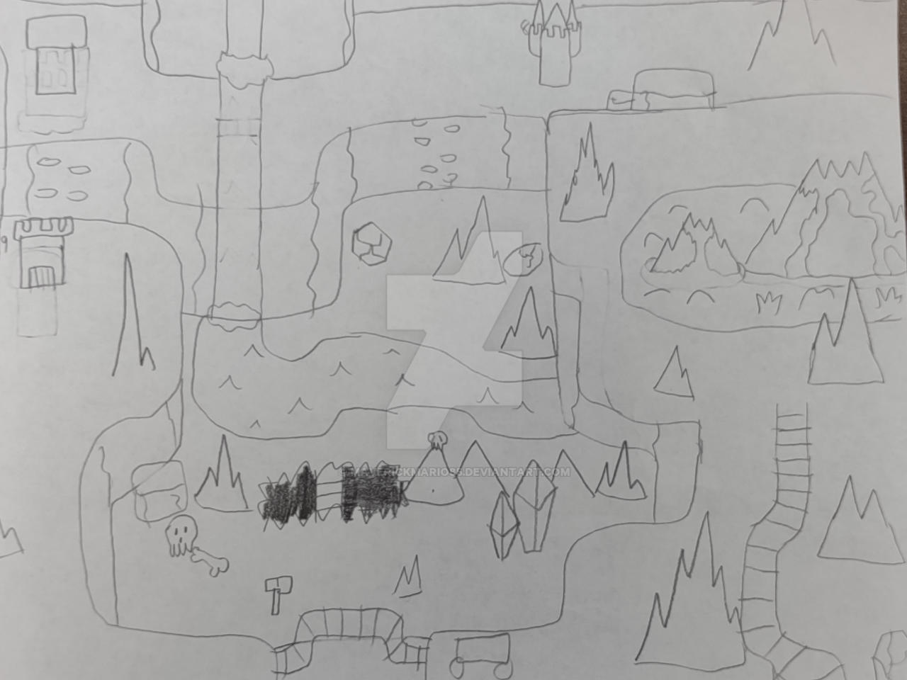 Mario Map Deviantart Fanmade Super Mario World map part 2 by MaverickMario85 on DeviantArt