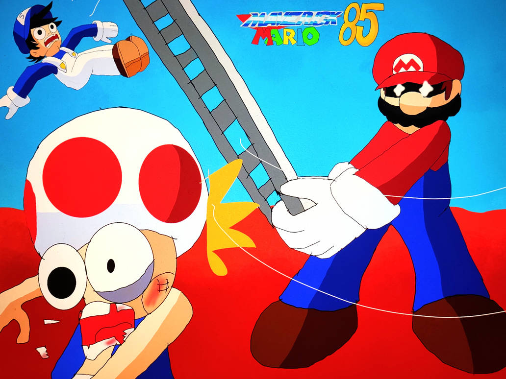 Mario ladder attack by MaverickMario85 on DeviantArt