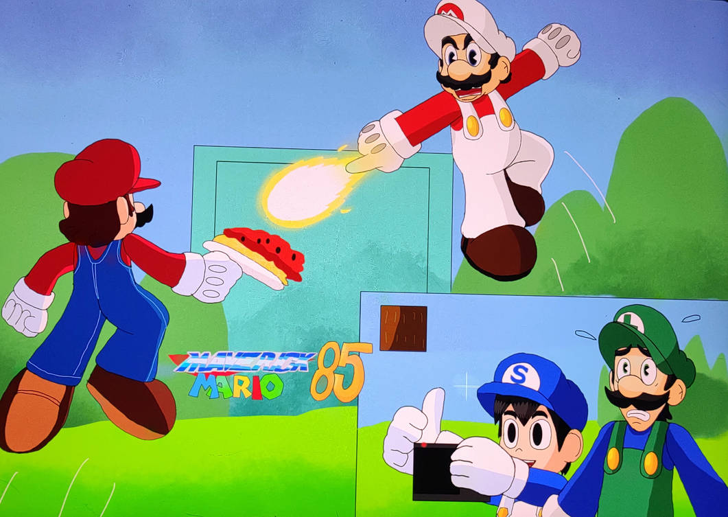 (SMG4) Mario vs (SMBSS) Mario by MaverickMario85 on DeviantArt