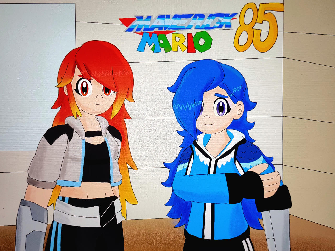 Long hair Tari and Belle by MaverickMario85 on DeviantArt