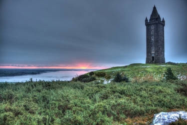 Sunrise at Scrabo Tower