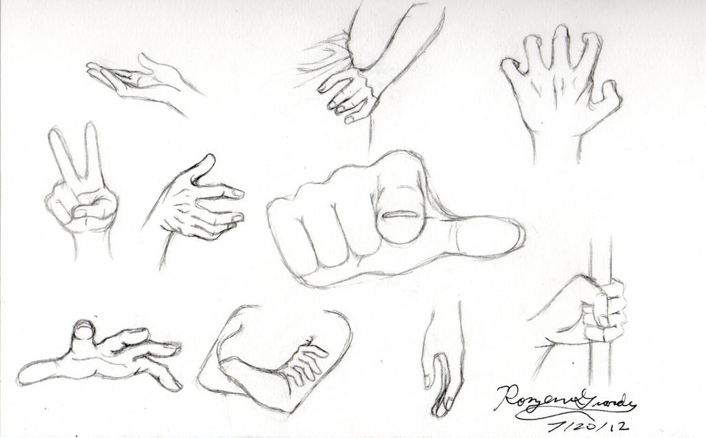 Hand sketches