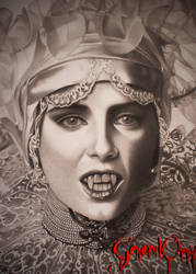 Drawing Lucy Westenra 01 - Sadie Frost - Dracula