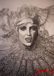 Drawing Lucy Westenra 02 - Sadie Frost - Dracula