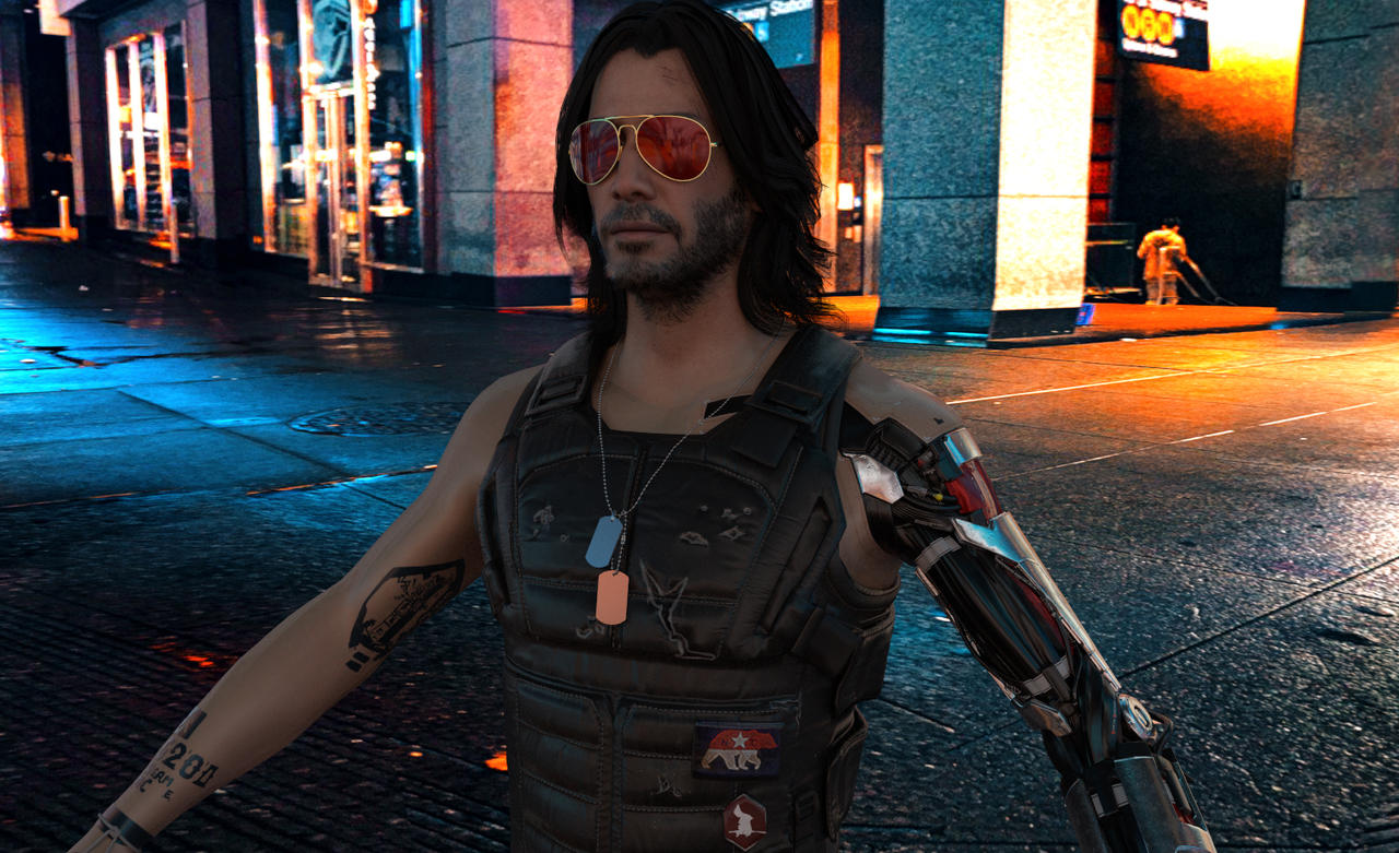 Cyberpunk 2077 Johnny Silverhand 3D Model