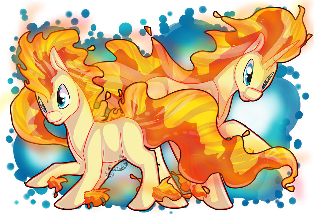 Ponyta_And_Rapidash_1