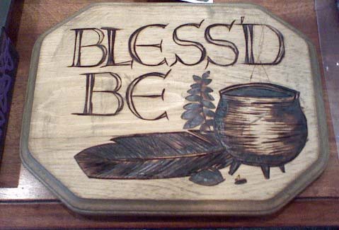 Blessd Be plaque