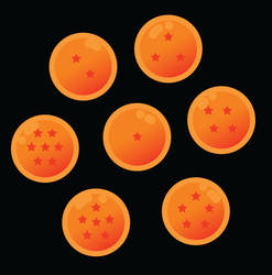 Dragon Balls Vector