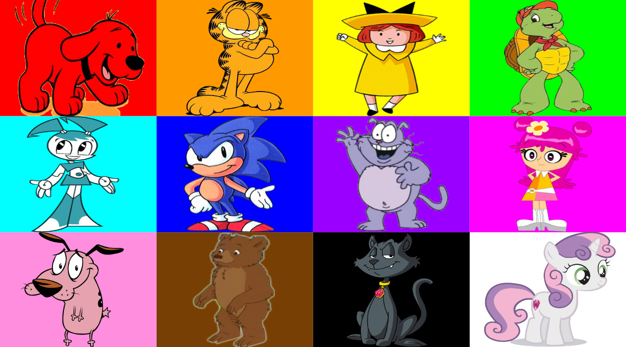 Characters Each Color My Favorite Characters by Color by AlexaDoesDeviantart on DeviantArt
