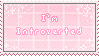 I'm Introverted [Stamp]