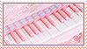 Pink Pastel Piano Stamp by Ittichy