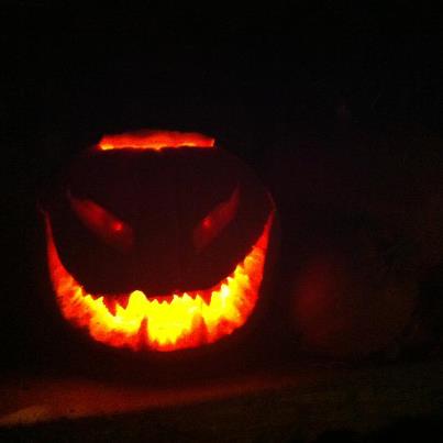 smile. it's halloween.