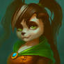 Commission: Pandaren, hunter