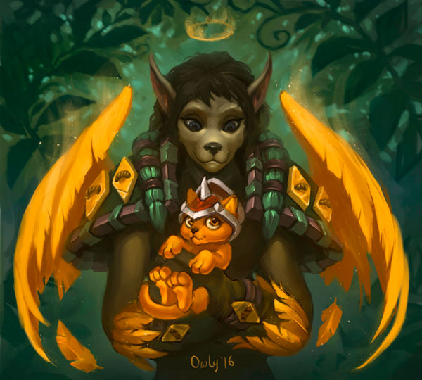 Worgen with the Cinder Kitten