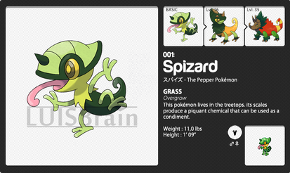 001 Grass Starter: Spizard