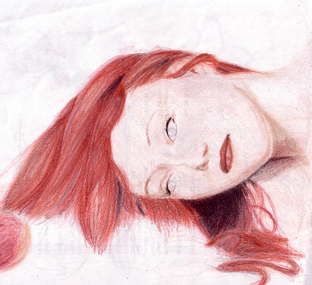 Relaxed Woman - Sketch by WatermelonLove on DeviantArt