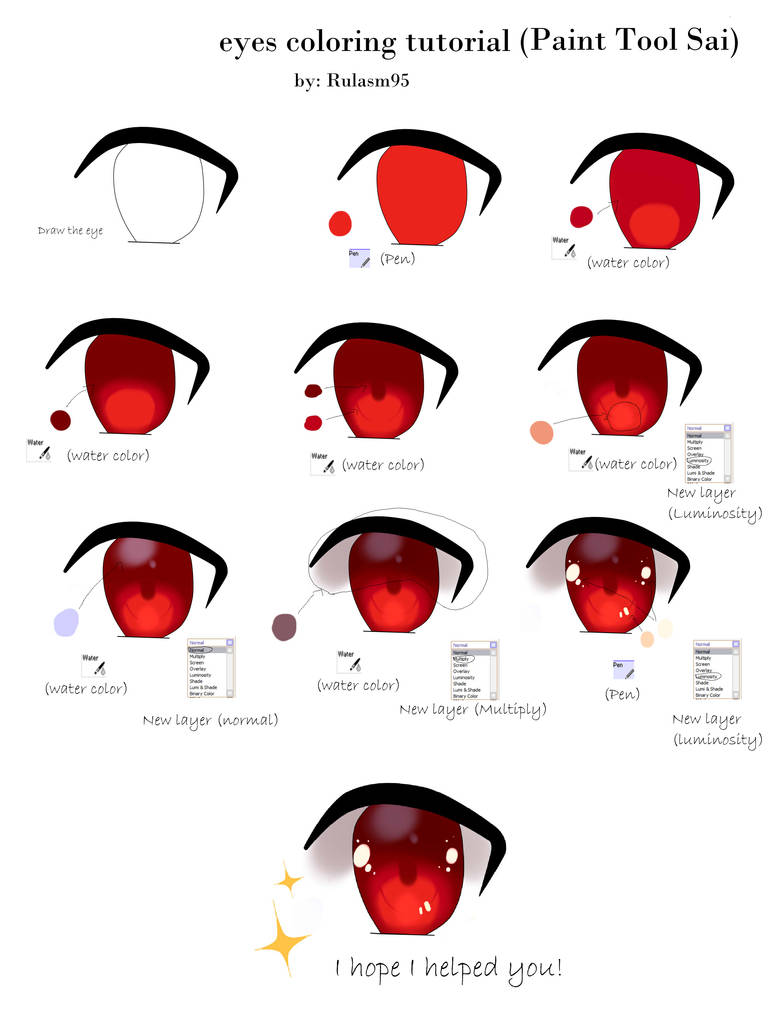 eyes coloring tutorial by Rulasm95 on DeviantArt