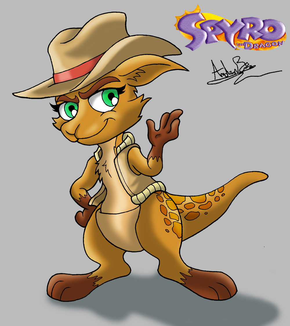 Spyro Character's Remake: Sheila The Kangaroo