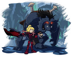 Anne the Trollhunter: Sasha and Bular (COMMISSION)