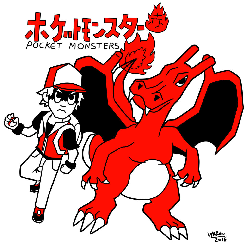 Pokemon Red by LordWaren on DeviantArt