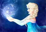 Elsa the Snow Queen by rainbownote