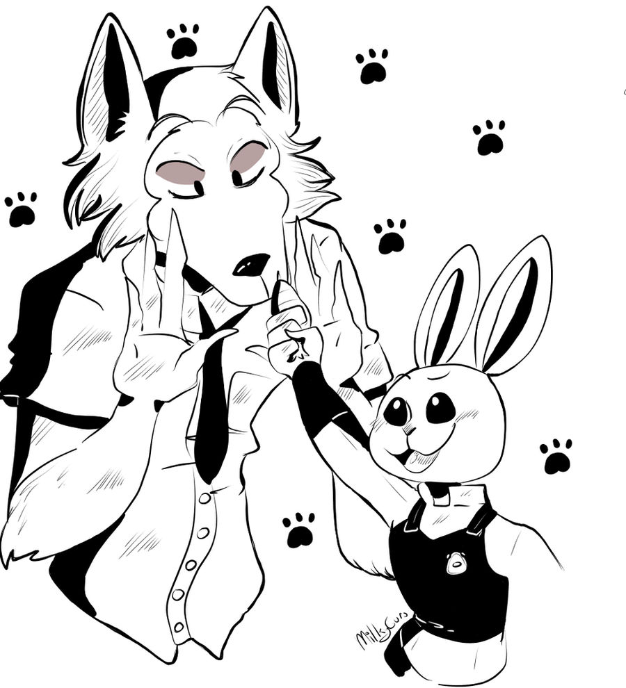 Beastars x Zootopia Clothes swap (Haru/Legosi) by KonpeitoBread on ...