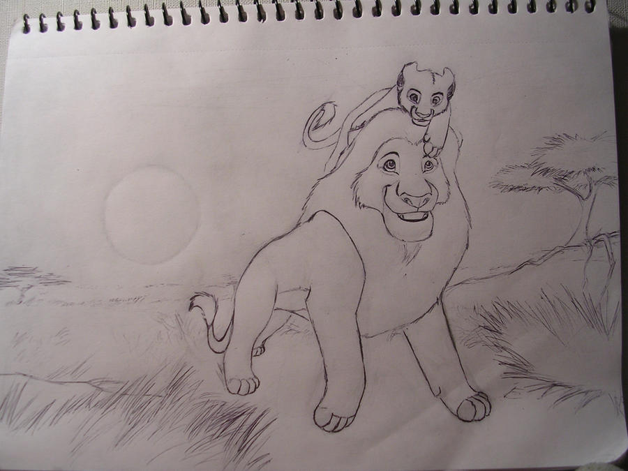 Musafa Simba Drawable Simba and Mufasa by sliiide on DeviantArt