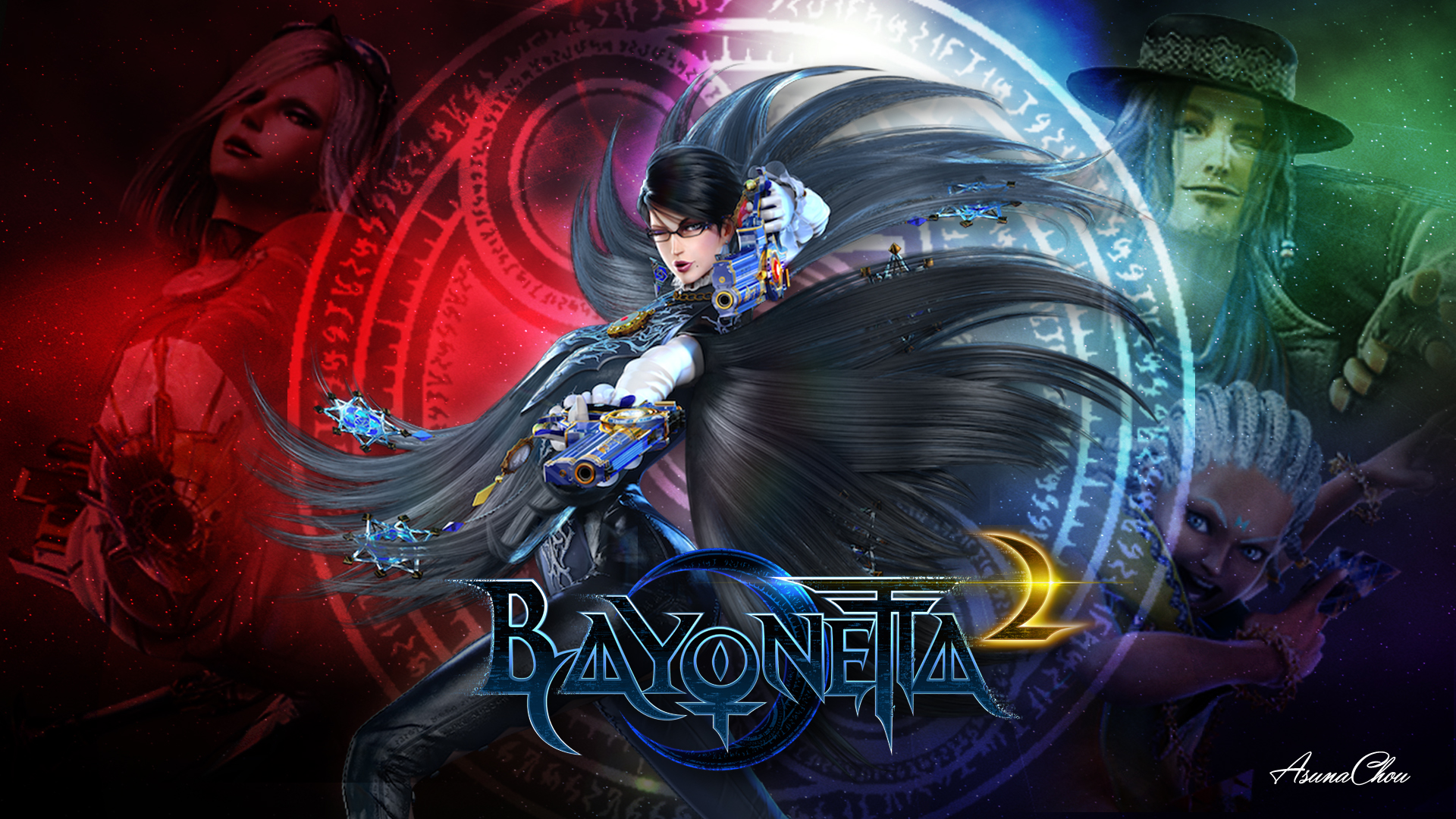 Wallpaper Bayonetta 2 By Asunachou On Deviantart