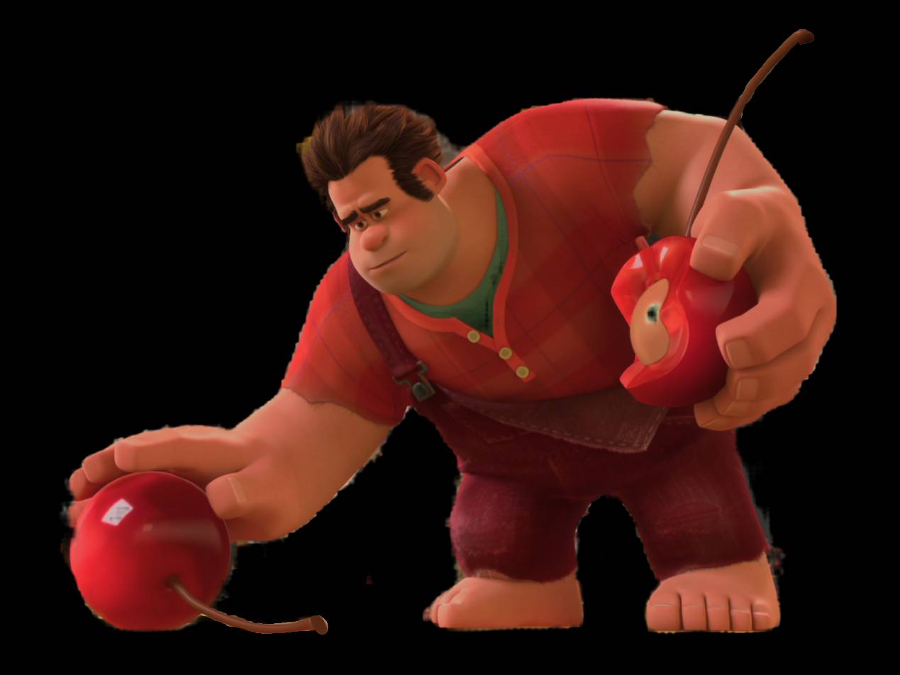 Wreck it ralph (with cherries) png by supergreenboi on DeviantArt