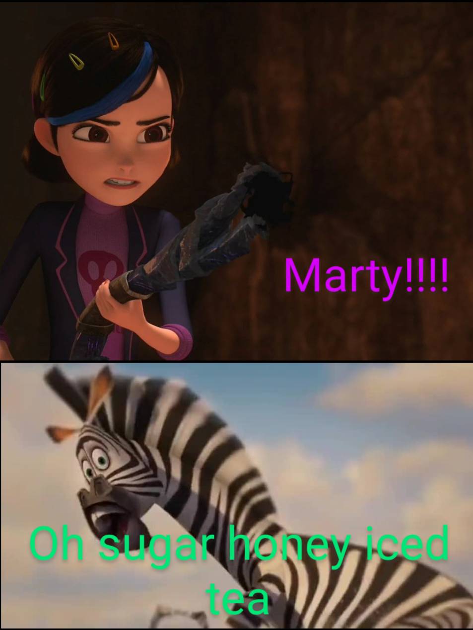 Oh sugar honey iced tea!! meme: claire nunez by supergreenboi on DeviantArt