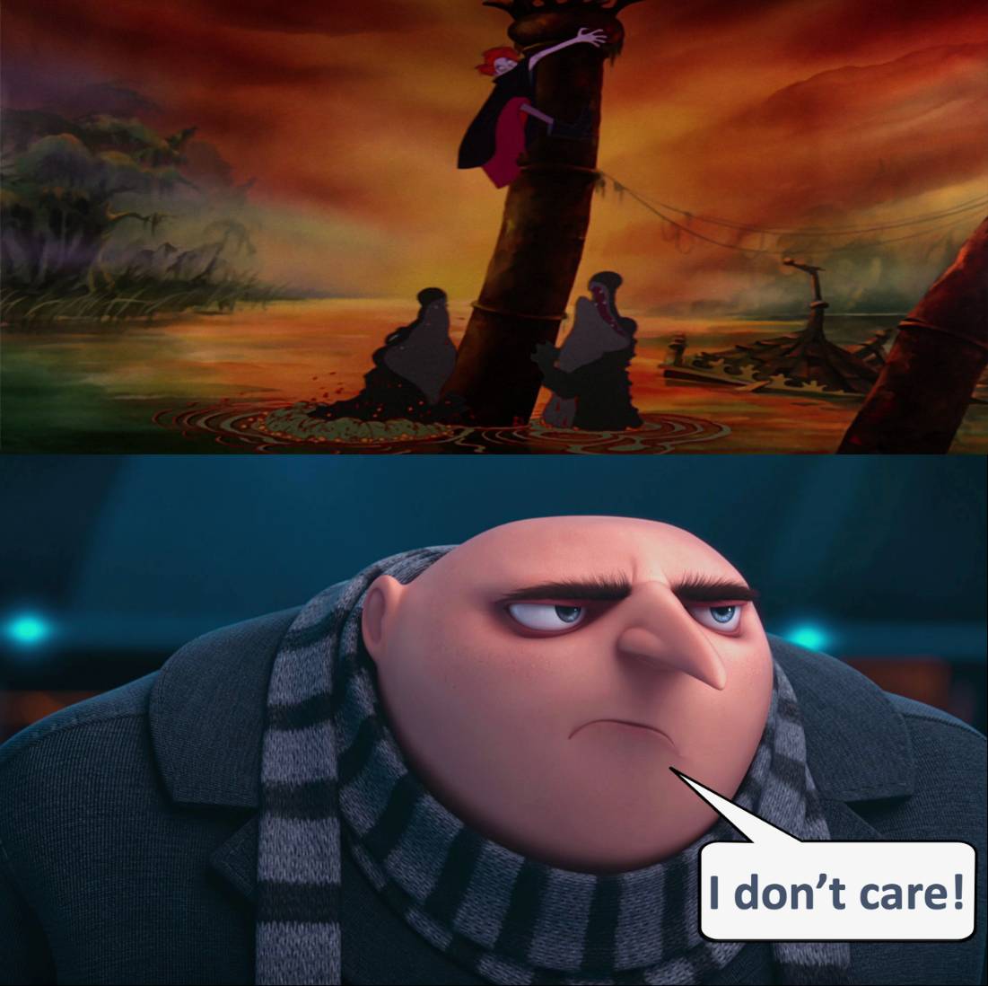 Gru doesn’t care for madame medusa by supergreenboi on DeviantArt