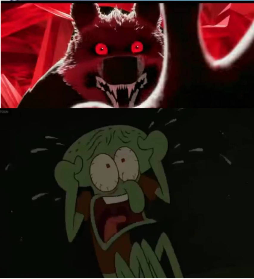 Death reaches for Squidward tentacles by supergreenboi on DeviantArt