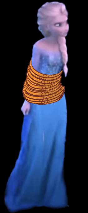 Elsa tied up render by supergreenboi on DeviantArt