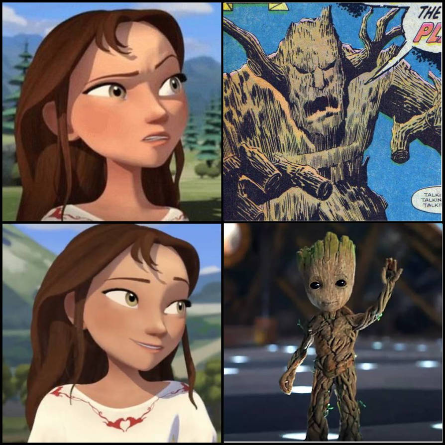 Groot Beding Over Lucky prescott prefers mcu groot over 60's groot by supergreenboi on ...