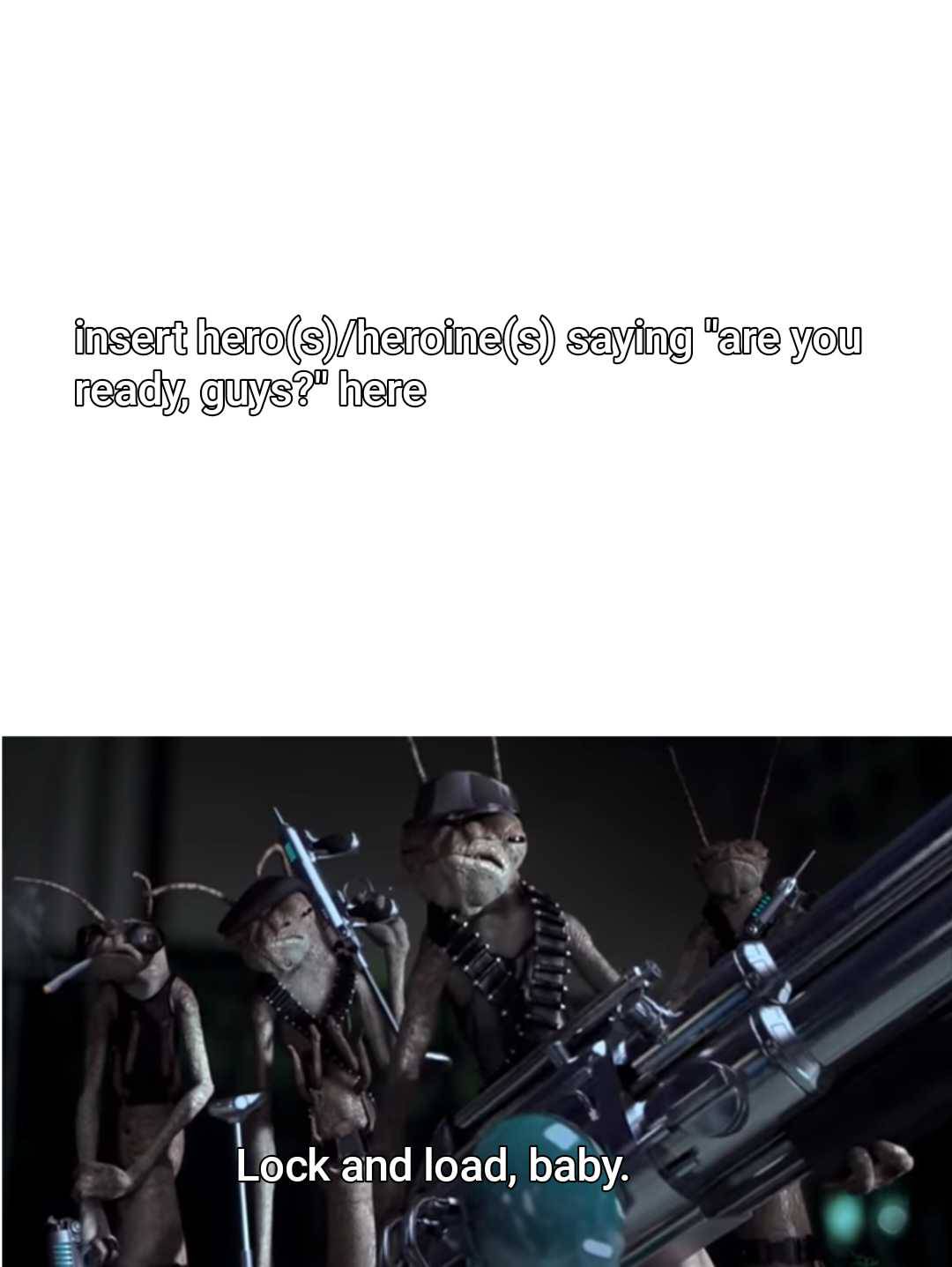 Load Secure Meme Lock and load, blank. Meme by supergreenboi on DeviantArt