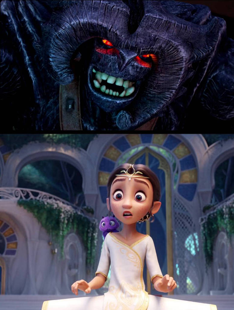Ellian Princess Ellian encounters Bular by supergreenboi on DeviantArt