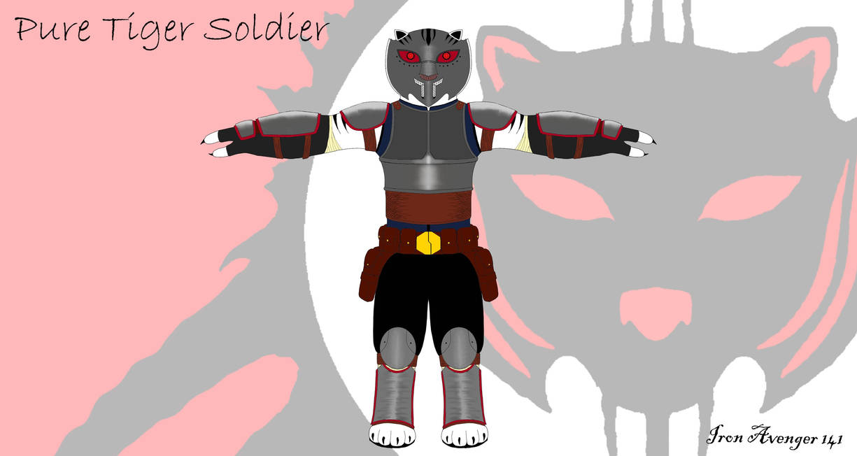 Pure Tiger Tiger Body base Pure Tiger Armor and Flag by ArcticAvenger141 on DeviantArt
