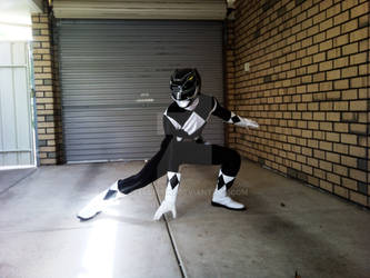 MMPR Black Ranger Cosplay