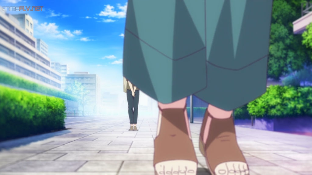 Chiyuki feet with sandals - Runway de Waratte by AnimeGirlsFeets