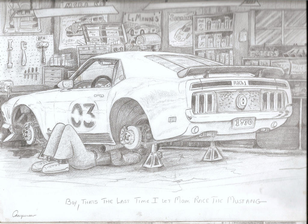 8 - Pencil Mustang Tinkering