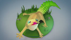 Stylized Gecko 3D