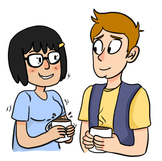 Coffee date by CosmicNarwhal on DeviantArt Coffee date by CosmicNarwhal on DeviantArt