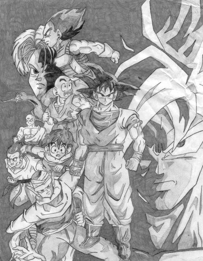 Old dragonball Z sketch