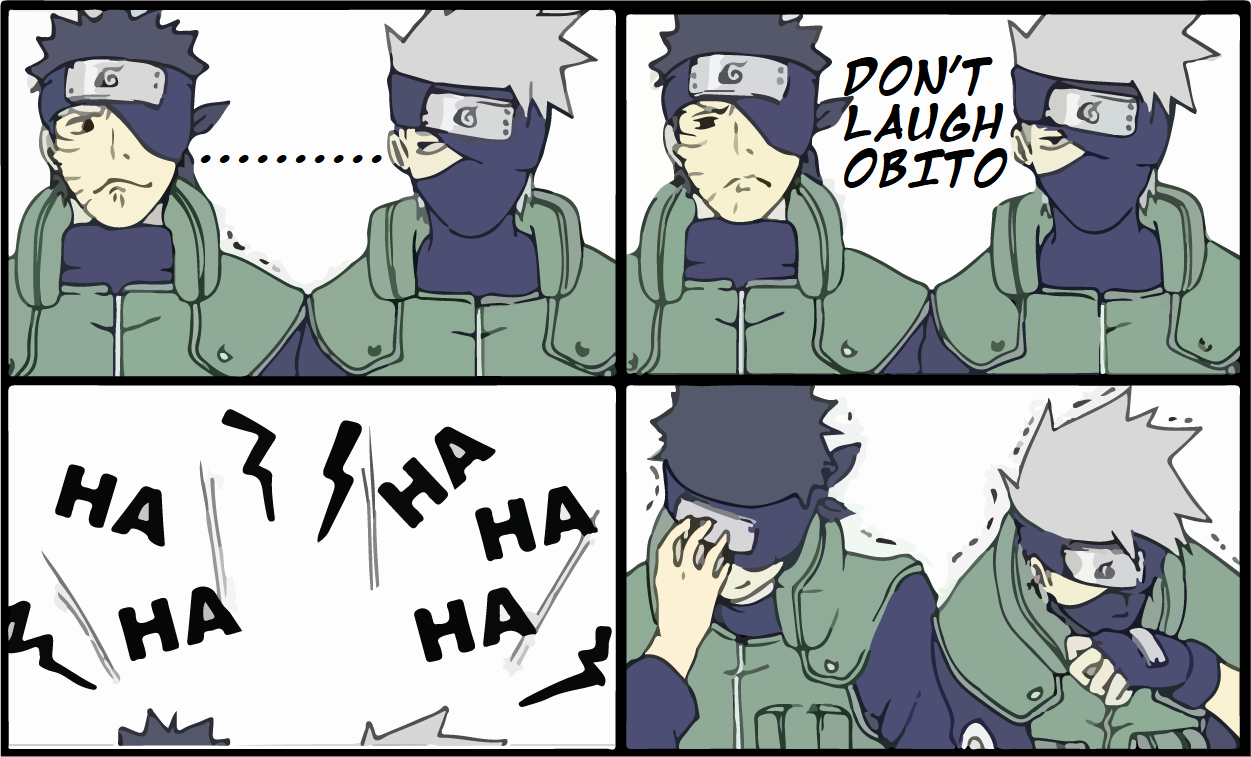 KAKASHI AND OBITO FUNNY MOMENT by BengalSha on DeviantArt KAKASHI AND OBITO FUNNY MOMENT by BengalSha on DeviantArt