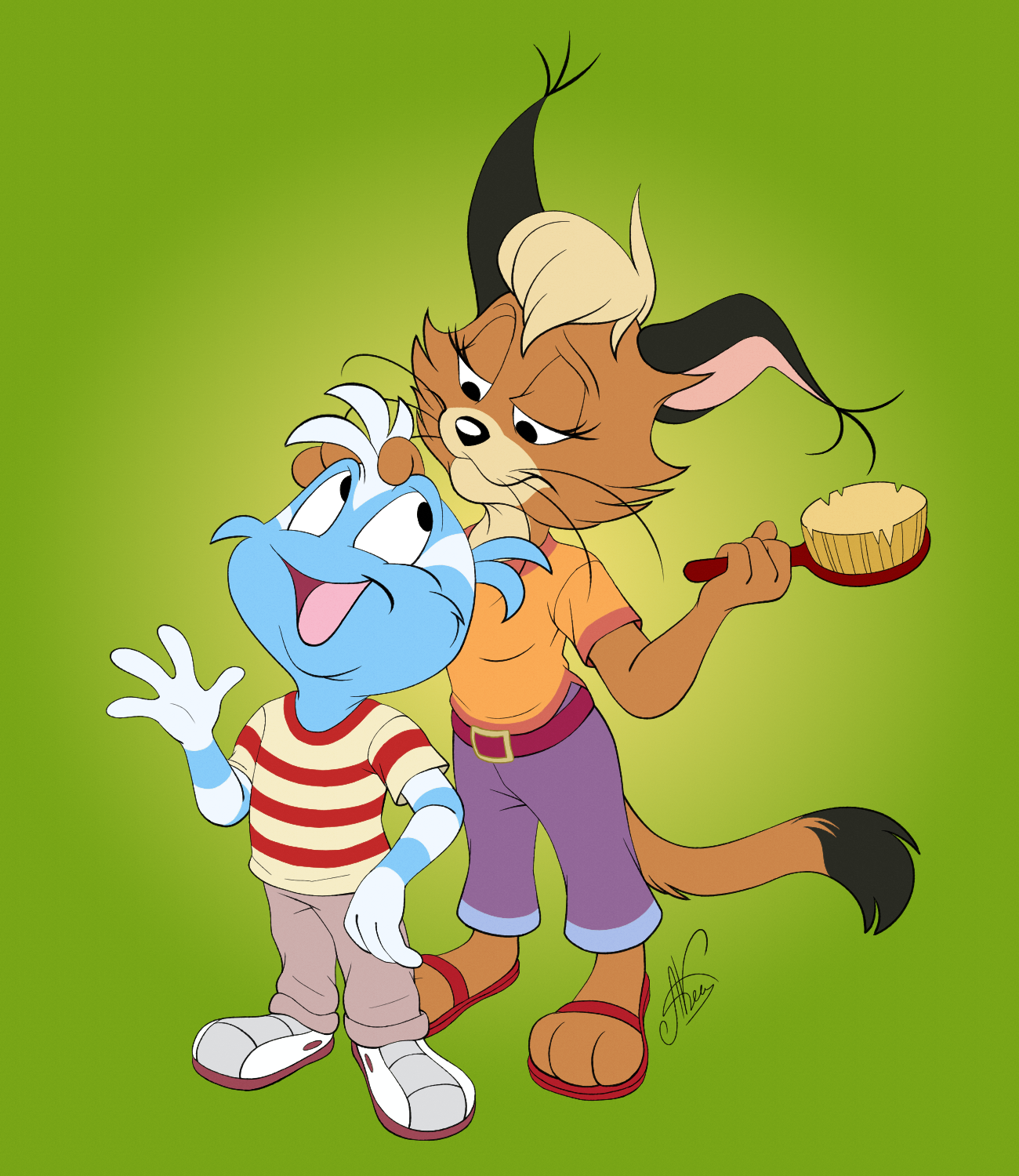 Flare and Youpi