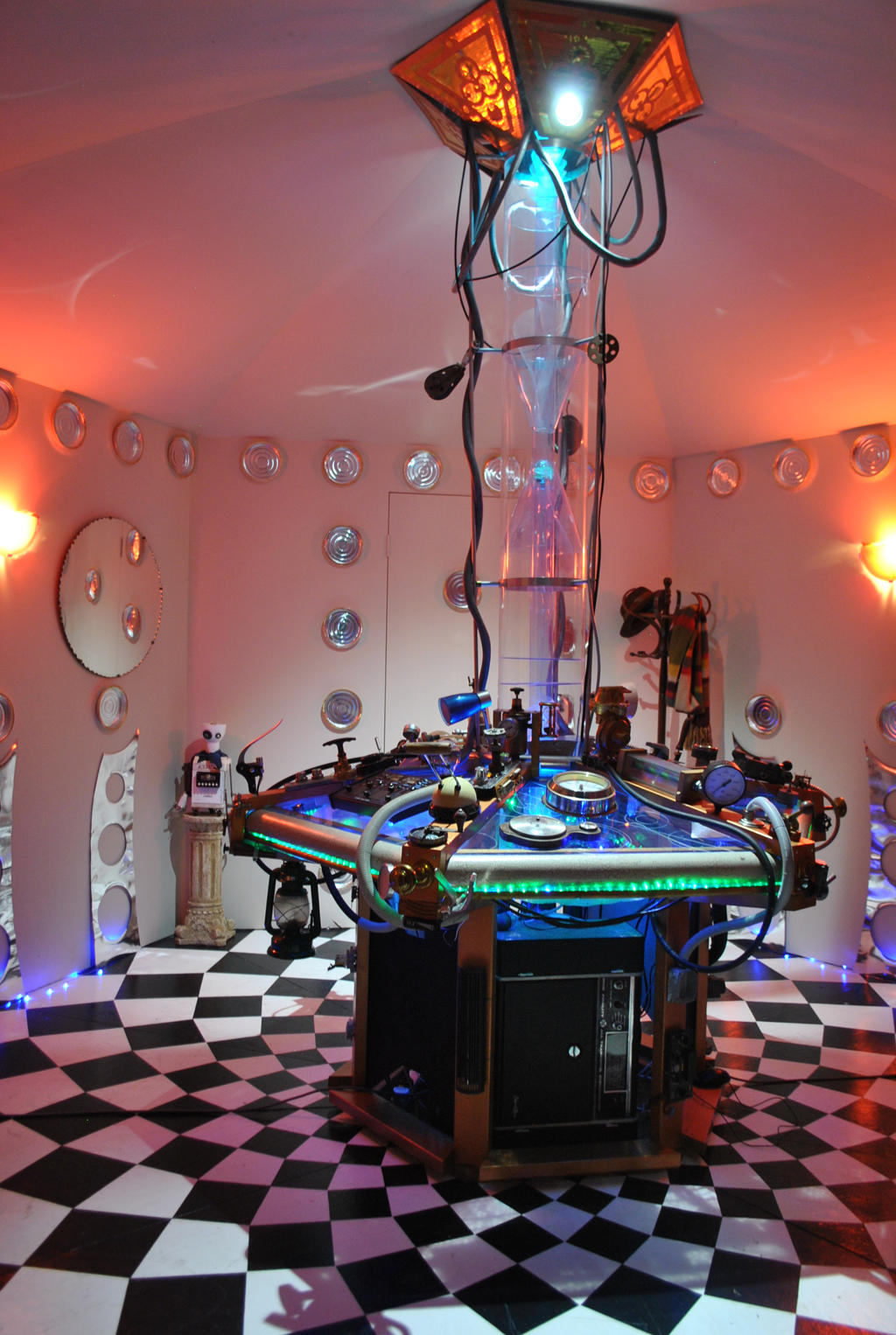 Homemade Tardis Console Room by J.P. Fox